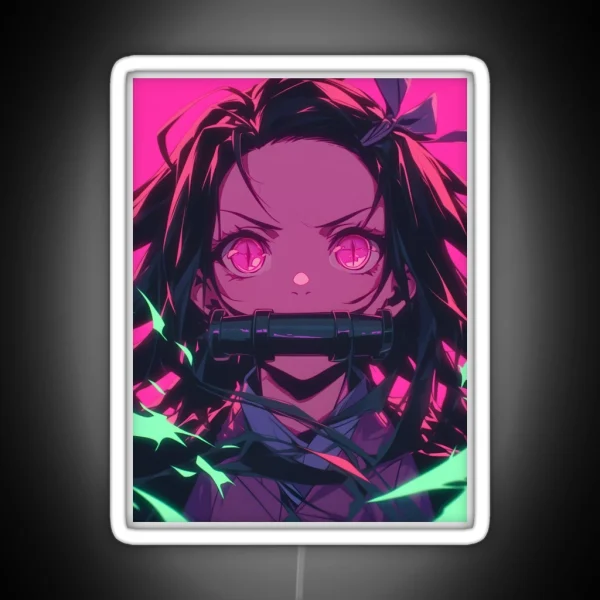 Nezuko Kamado Demon Slayer 40 RGB Neon Sign
