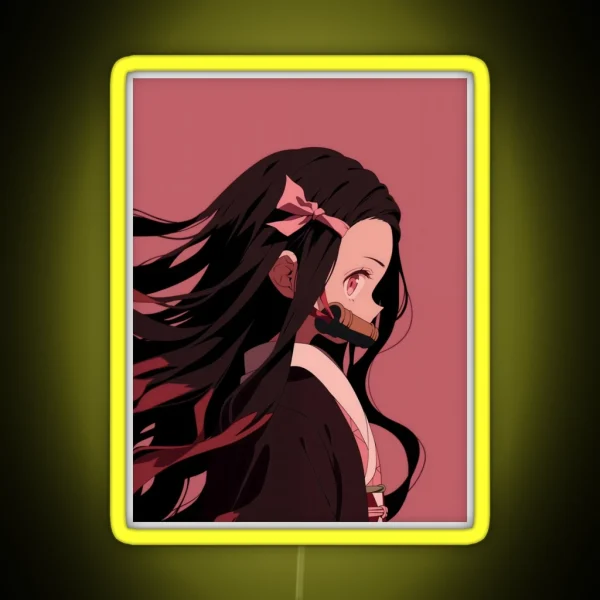 Nezuko Kamado Demon Slayer 44 RGB Neon Sign
