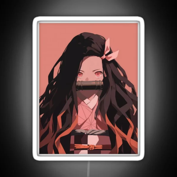 Nezuko Kamado Demon Slayer 45 RGB Neon Sign