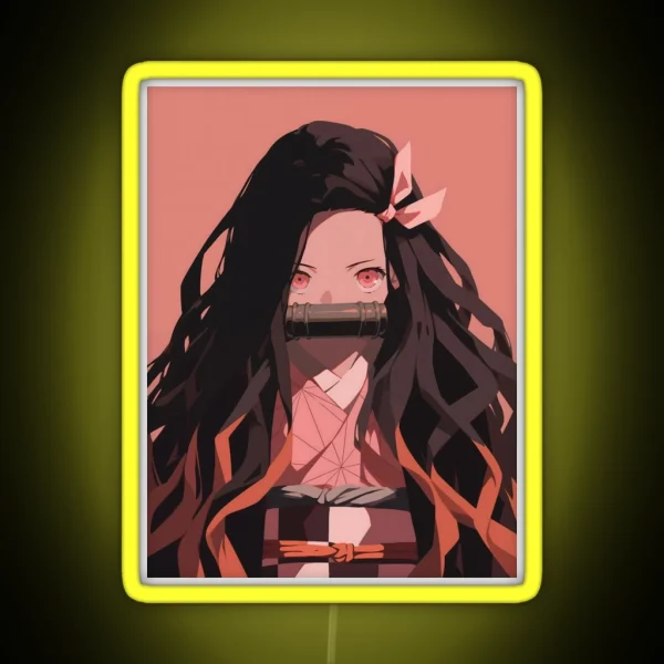 Nezuko Kamado Demon Slayer 45 RGB Neon Sign