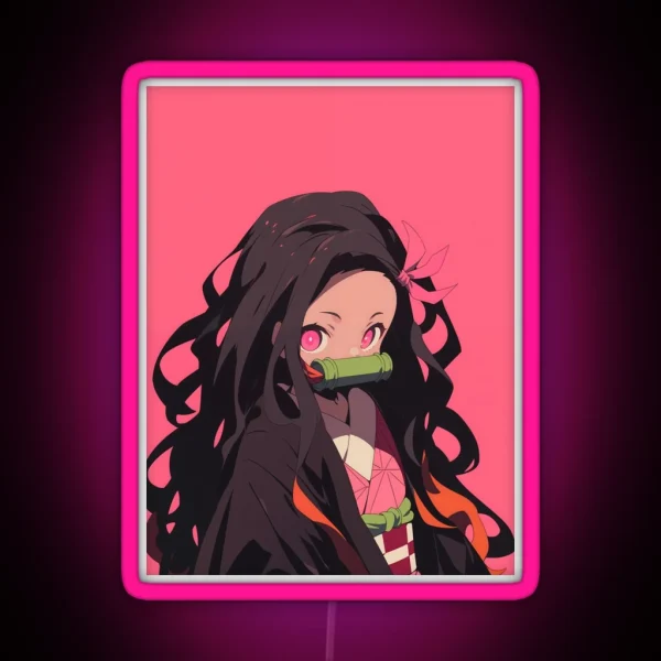 Nezuko Kamado Demon Slayer 47 RGB Neon Sign