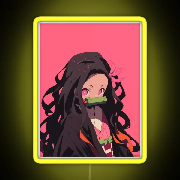 Nezuko Kamado Demon Slayer 47 RGB Neon Sign