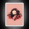 Nezuko Kamado Demon Slayer RGB Neon Sign White