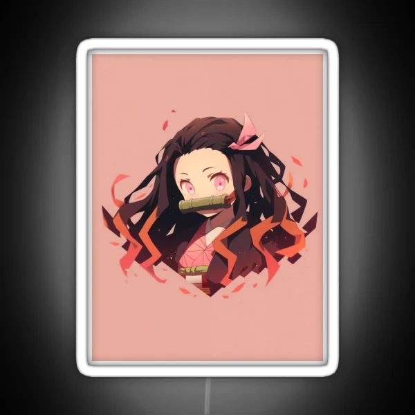 Nezuko Kamado Demon Slayer 48 RGB Neon Sign