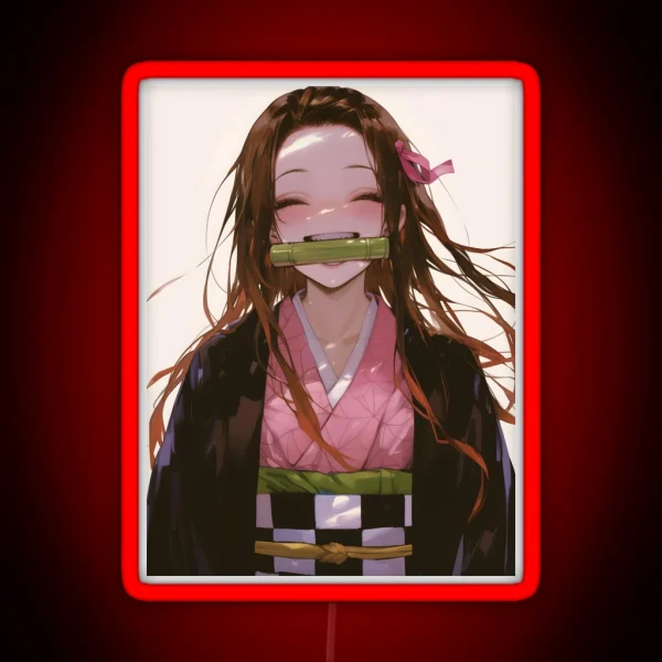 Nezuko Kamado Demon Slayer 49 RGB Neon Sign