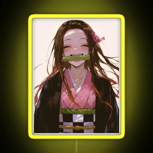 Nezuko Kamado Demon Slayer 49 RGB Neon Sign
