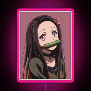 Nezuko Kamado Demon Slayer 51 RGB Neon Sign