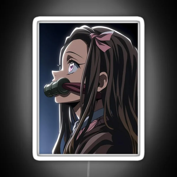 Nezuko Kamado Demon Slayer 55 RGB Neon Sign