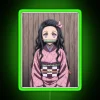Nezuko Kamado Demon Slayer Neon Sign Green