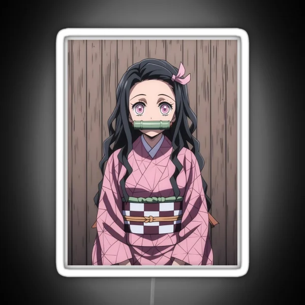 Nezuko Kamado Demon Slayer 56 RGB Neon Sign