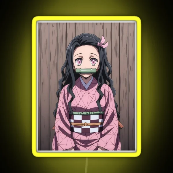 Nezuko Kamado Demon Slayer 56 RGB Neon Sign