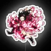 Nezuko Kamado Demon Slayer RGB Neon Sign White Background
