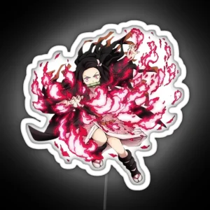 Nezuko Kamado Demon Slayer RGB Neon Sign