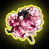 Nezuko Kamado Demon Slayer Neon Sign Yellow