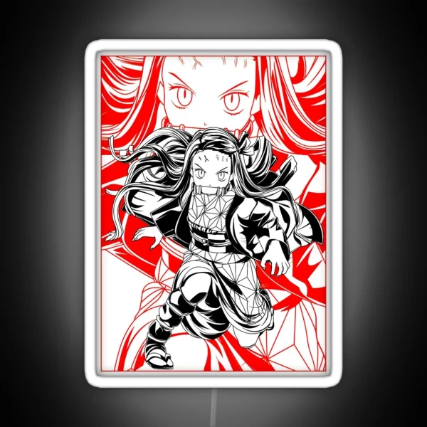 Nezuko Kamado Demon Slayer RGB Neon Sign