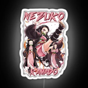 Nezuko Kamado Demon Slayer RGB Neon Sign