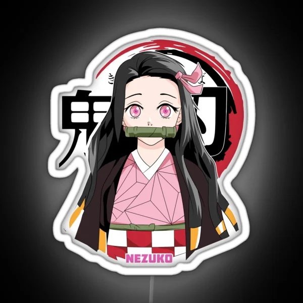 Nezuko Kamado Demon Slayer RGB Neon Sign