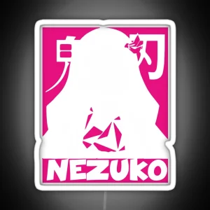 Nezuko Kamado Demon Slayer RGB Neon Sign