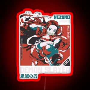 Nezuko Kamado IKIGAISEKAI KNY S1X23 RGB Neon Sign