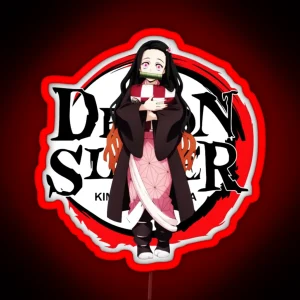 Nezuko Kamado Kimetsu No Yaiba RGB Neon Sign