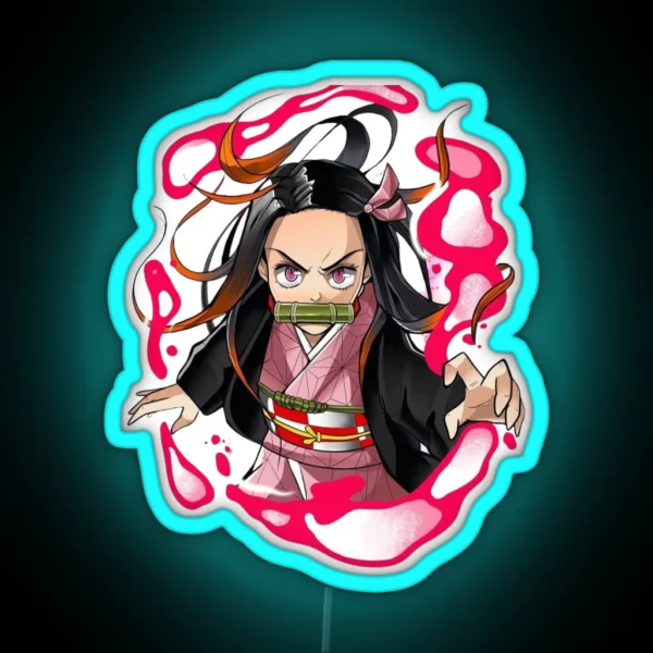 Nezuko Kamado RGB Neon Sign