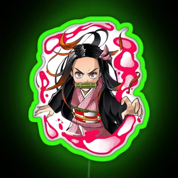 Nezuko Kamado RGB Neon Sign