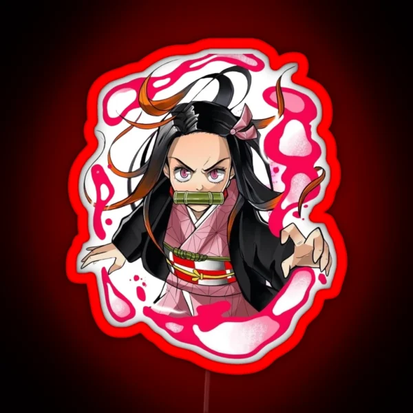 Nezuko Kamado RGB Neon Sign