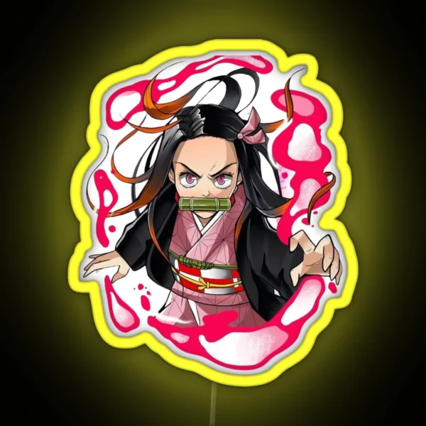 Nezuko Kamado RGB Neon Sign