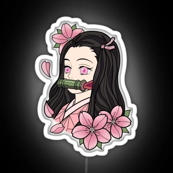 Nezuko Kamado RGB Neon Sign