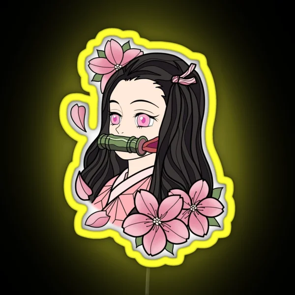 Nezuko Kamado RGB Neon Sign