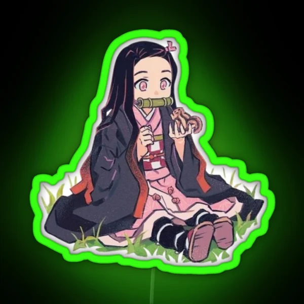 Nezuko Nature RGB Neon Sign