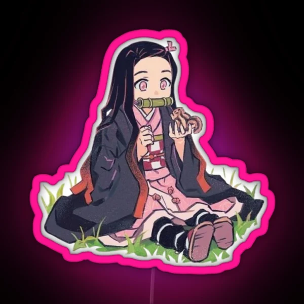 Nezuko Nature RGB Neon Sign