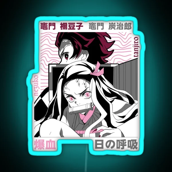 Nezuko RGB Neon Sign