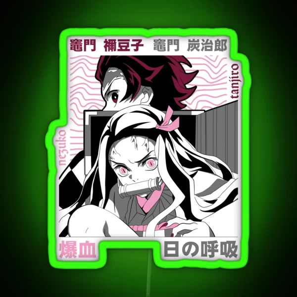 Nezuko RGB Neon Sign