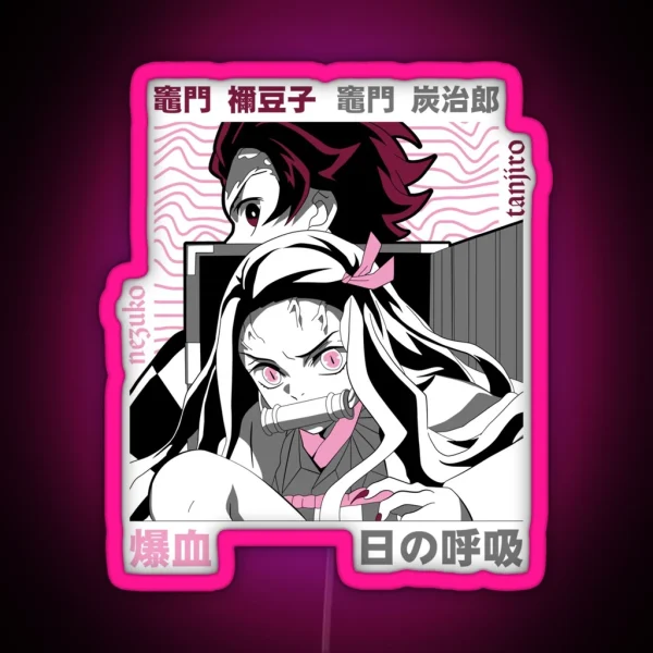 Nezuko RGB Neon Sign