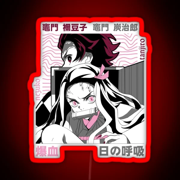 Nezuko RGB Neon Sign