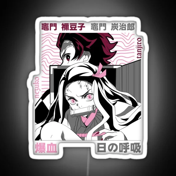 Nezuko RGB Neon Sign