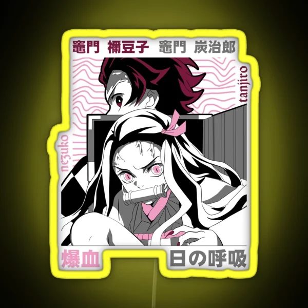 Nezuko RGB Neon Sign