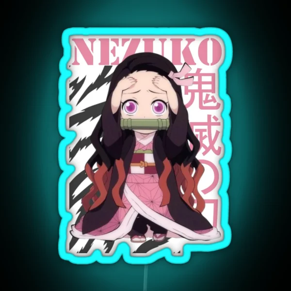 Nezuko RGB Neon Sign