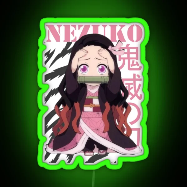 Nezuko RGB Neon Sign