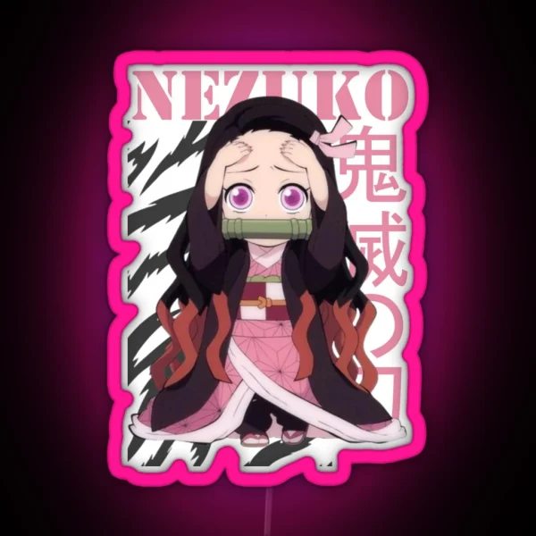 Nezuko RGB Neon Sign