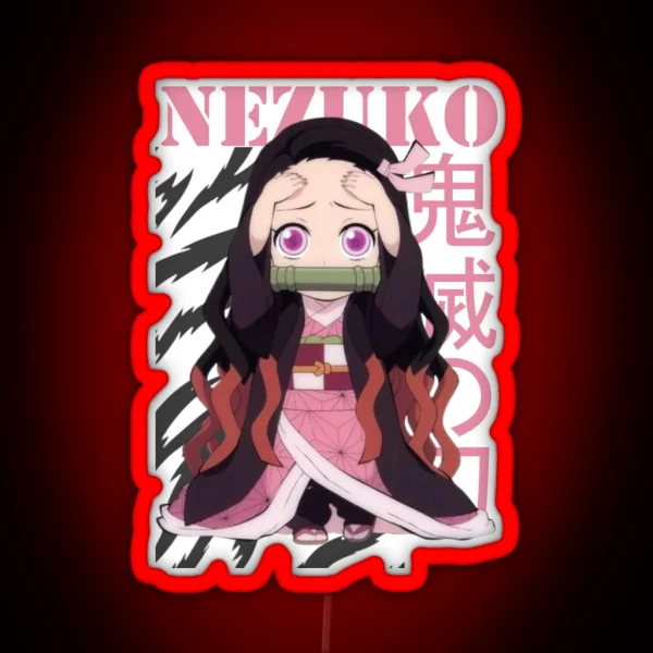 Nezuko RGB Neon Sign