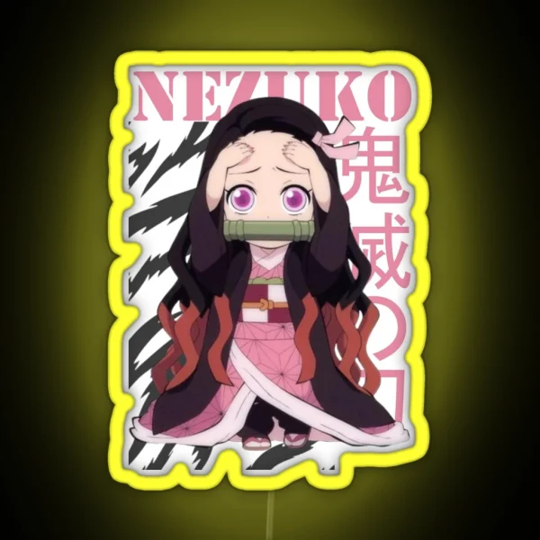 Nezuko RGB Neon Sign