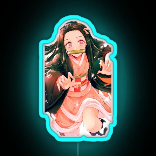 Nezuko RGB Neon Sign