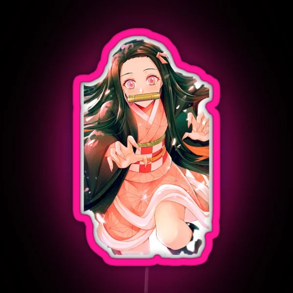 Nezuko RGB Neon Sign