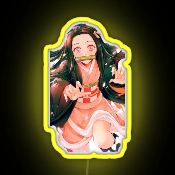 Nezuko RGB Neon Sign