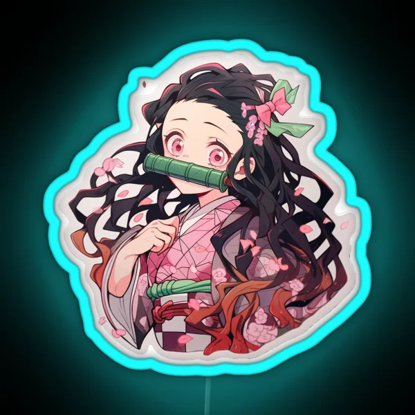 Nezuko RGB Neon Sign