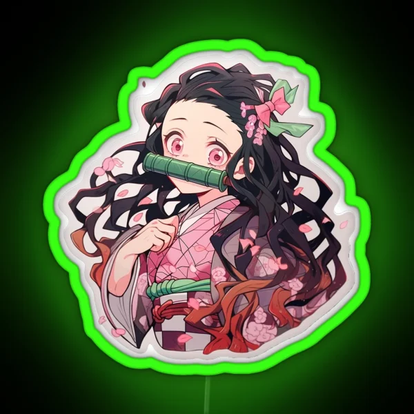 Nezuko RGB Neon Sign