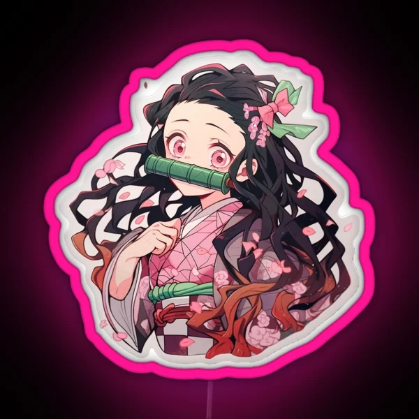 Nezuko RGB Neon Sign