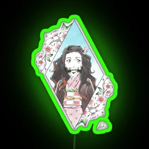 Nezuko RGB Neon Sign